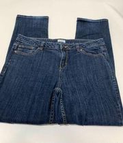 Liz Claiborne classic fit straight jeans size 14 petite ￼