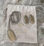 Reid Pendant Necklace And Earrings Set