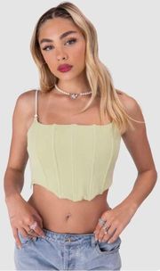 Corset Style Crop Top