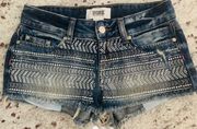 Victorias Secret Pink Rhinestone Cut Off Shorts Sz 6 rise 9 inseam 8 length 9