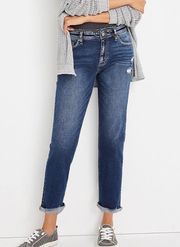 KanCan High Rise Boyfriend Jeans Distressed Size 26