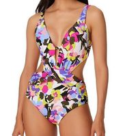 BAR III Paradise Garden Monokini One-Piece Swimsuit