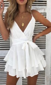 white romper 