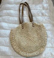 Straw Beach Bag