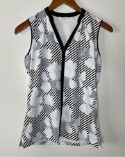 Lady Hagen Floral Golf Tank Top Size Xsmall