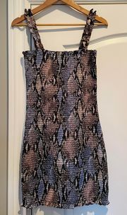 Snakeskin Dress