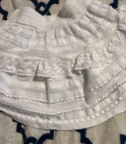 White Ruffle Skirt