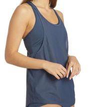 TYR Maximum Support Solid Madison 2n1 Tankini Swim Top Slate - Small 4/6 - $60