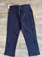 NWT Skechers GOFLEX GoWalk Leggings Medium High Waisted Yoga Pants  Pockets Navy