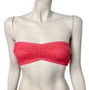 CK One Pink‎ Lace Strapless Bralette