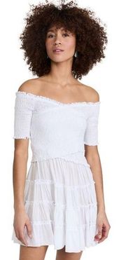 NEW NWT Poupette St Barth Soledad Mini Dress In White