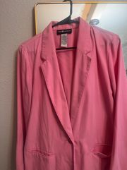 Pink Linen Blazer Trendy Barbie Girlie Coquette 