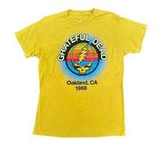 Grateful Dead Yellow Band Logo T Shirt