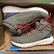 Columbia TrailStorm Peak Mid Women's Hiking Boot Shoe • Olive • 7.5 US NEW NIB