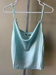 Nasty Gal Cowl Life Satin Cami in Size 8