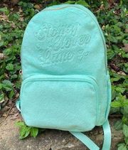 Stoney Clover Lane Target Terry Cloth Green Backpack