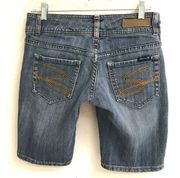 Seven7 Bermuda denim jean shorts 27