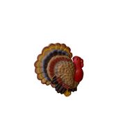 Hallmark Thanksgiving Tom Turkey Pin Vintage Jewelry Brooch