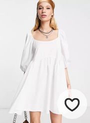 White Flowy Boho Dress