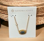 NWT! Kendra Scott Anna Pendant Necklace in Teal Apatite