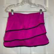 Bcg Pink Tru-Wick  Ruffle/Tiered Front Active Skort size S