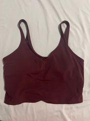 Tank Maroon