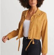 Marine Layer Cropped Golden Brown Jacket - size Small