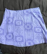 Purple paisley Skirt