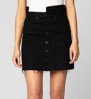 NWT BLANKNYC Black Wash Denim Night Stroll Jean Mini Skirt Women's Size 28