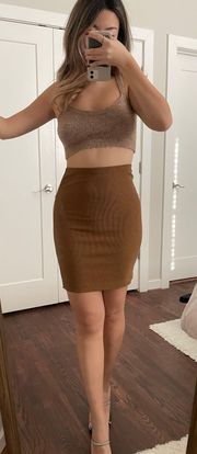 Ribbed Skirt