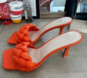 orange heels