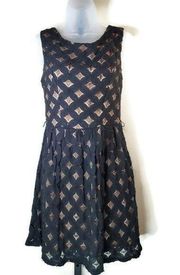 City Triangles Sleeveless Black Floral Dress 3