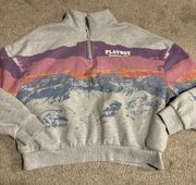 PacSun playboy quarter zip