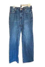 ABOUND Wide Leg High Rise Dark Wash Jeans - size 27