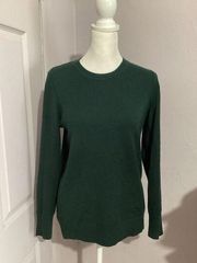 Rag & Bone Dark Green 100% Wool Pullover Crewneck Knit Sweater XS
