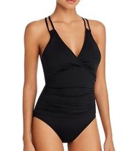 New. La Blanca ruched tummy control swimsuit. Retails $135 size10