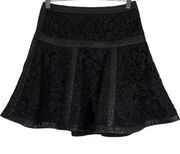 The Kooples Lace Mini Skirt Black size 36