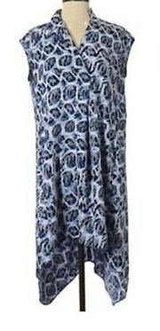 RACHEL RACHEL ROY HARPER OVERSIZED ASYMMETRICAL TUNIC KAFTAN DRESS SIZE L