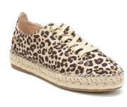 Vintage 7 eight leopard espadrilles size 6