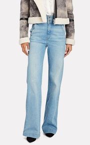 Veronica Beard vira high rise wide leg jeans