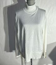 Investments White Turtleneck - Size XL - NWT