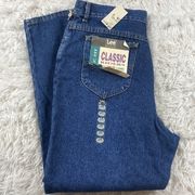 Lee  Deadstock High Rise Mom Jeans classic riders size 18P NWT