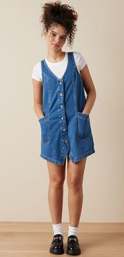 Denim Pinafore Dress