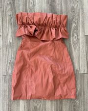 DO+BE MINI DRESS - Leather