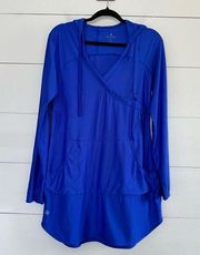 Athleta Women’s Medium Wick it Wader Royal Blue Cover Up