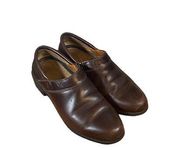 Ariat Brown Leather Slip On Classic Loafers Women Sz 6.5