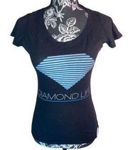 Diamond Supply Co T Shirt Zumiez Skateboard Sporty Grunge Punk Emo Alt Casual Bl