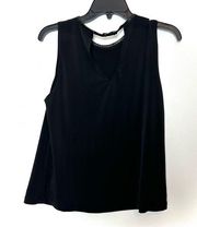 FATE Faux Leather Lined Tank Top in Black NWT