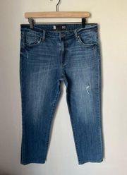 Kut from the Kloth Reese High Rise Ankle Straight Leg Jeans Size 10