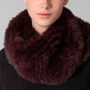 Vince Fur Scarf